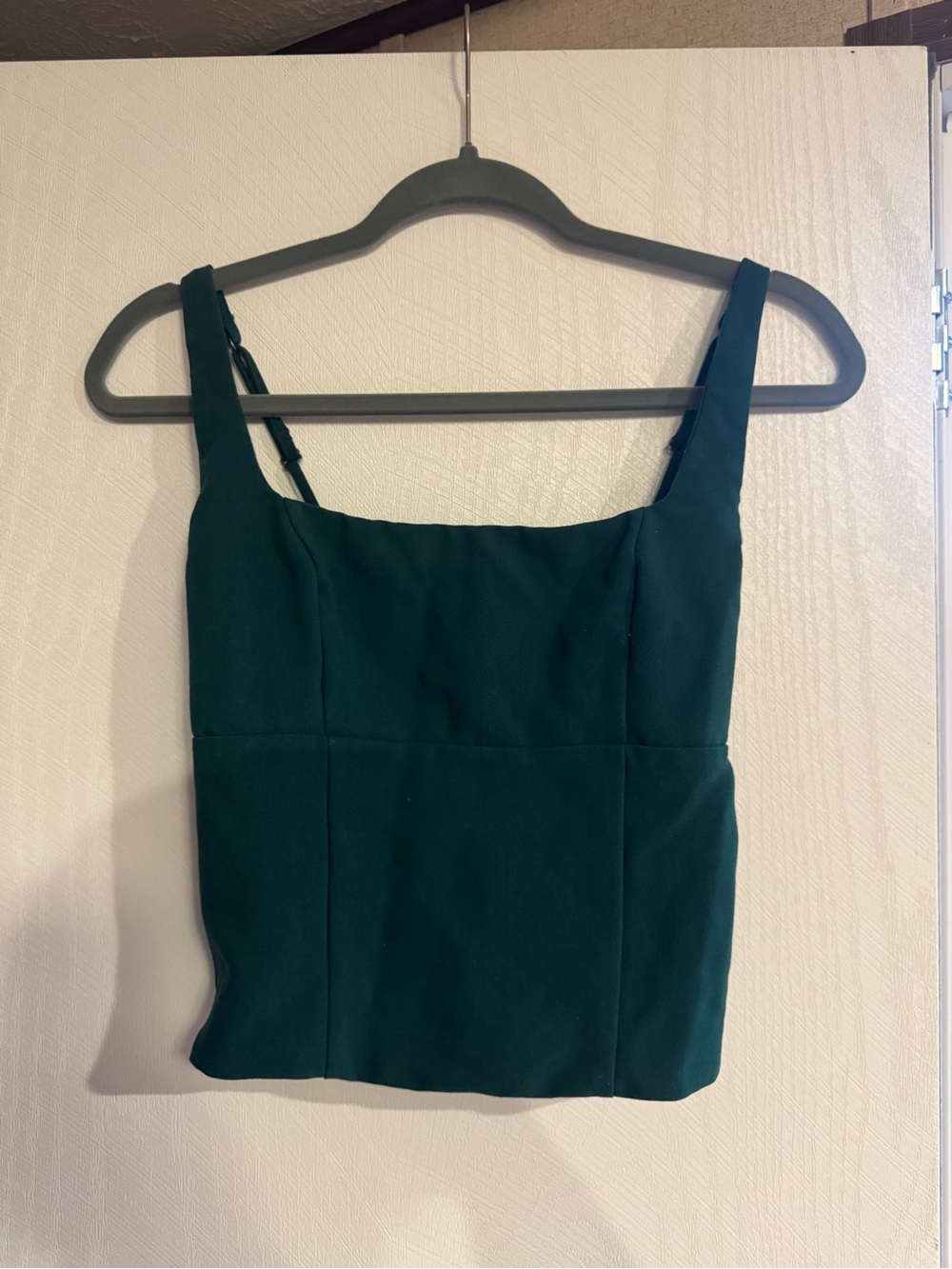 Abercrombie & Fitch Teal Square-Neck Camisole